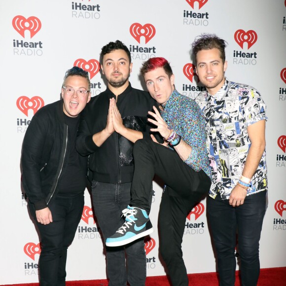 Le groupe Walk The Moon au 2ème jour du Festival de musique iHeartRadio à Las Vegas, le 19 septembre 2015
