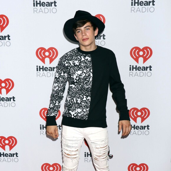 Hayes Grier au 1er jour du Festival de musique de iHeartRadio à Las Vegas, le 18 septembre 2015