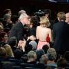 Gary Goetzman, Lisa Cholodenko, Frances McDormand, Zoe Kazan, Jane Anderson lors des Emmy Awards le 20 septembre 2015 à Los Angeles. Ils ont été primés pour Olive Kitteridge