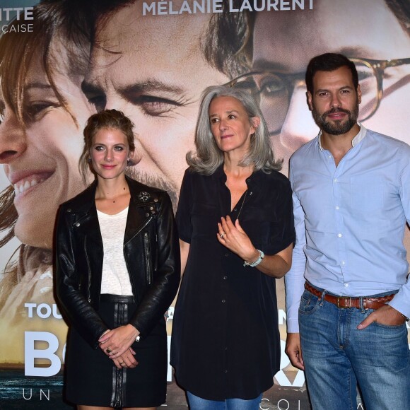 Mélanie Laurent, Tatiana de Rosnay et Laurent Lafitte - Avant-Première du film "Boomerang au cinéma UGC George V à Paris le 21 septembre 2015.