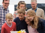 Philippe et Mathilde de Belgique: Dimanche en famille sportif avec leurs enfants