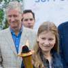 La princesse héritière Elisabeth de Belgique a allumé la flamme des Jeux paralympiques 2016 de Rio de Janeiro le 20 septembre 2015 à Bruxelles dans le Parc du Cinquantenaire.