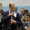 Le prince William à l'académie Hammersmith à Londres pour soutenir la campagne Diana Award's Back2School Anti-bullying le 21 septembre 2015.