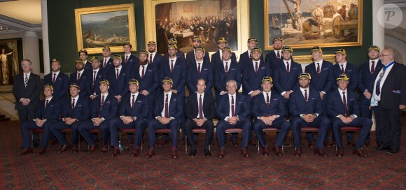 Le prince William s'est chargé d'accueillir le 21 septembre 2015 à Londres l'équipe de rugby du Pays de Galles, dont il est supporter.