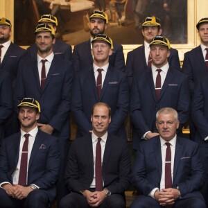 Le prince William s'est chargé d'accueillir le 21 septembre 2015 à Londres l'équipe de rugby du Pays de Galles, dont il est supporter.