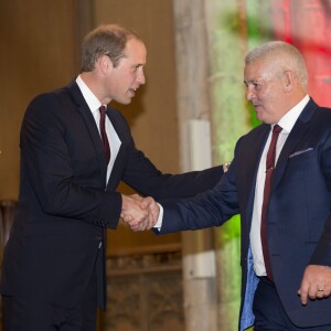 Le prince William s'est chargé d'accueillir le 21 septembre 2015 à Londres l'équipe de rugby du Pays de Galles, dont il est supporter.