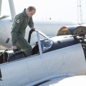 Le prince William participait le 22 septembre 2015 au 100e anniversaire du 29e escadron à la base de la Royal Air Force (RAF) de Coningsby à Lincoln.