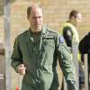 Le prince William participait le 22 septembre 2015 au 100e anniversaire du 29e escadron à la base de la Royal Air Force (RAF) de Coningsby à Lincoln.