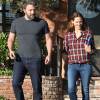 Ben Affleck et Jennifer Garner sortent ensemble d'un centre médical à Santa Monica le 3 septembre 2015. Ils sont très souriants malgré le fait qu'ils soient en plein divorce.