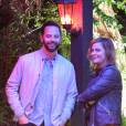 Exclusif - Amy Poehler et son petit-ami Nick Kroll à une soirée privée au "Lucy's El Adobe Cafe" à West Hollywood, le 9 avril 2015.