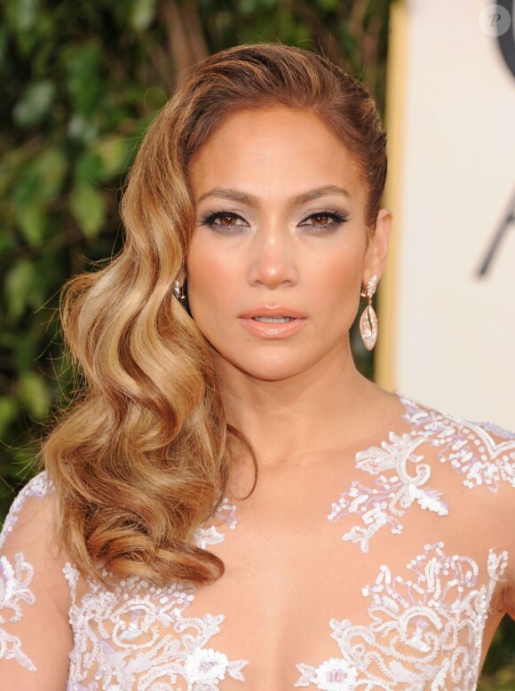 Jennifer Lopez aux Golden Globe Awards le 13 janvier 2013