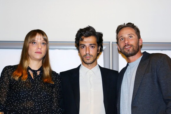 Alice Winocour, Mike Lévy (le DJ Gesaffelstein) et Matthias Schoenaerts - Avant-première du film "Maryland" au MK2 Bibliothèque à Paris le 24 septembre 2015.