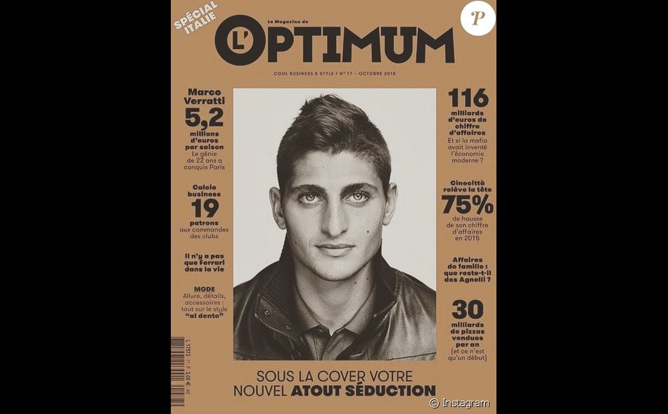Marco Verratii en couverture de L&#039;Optimum magazine