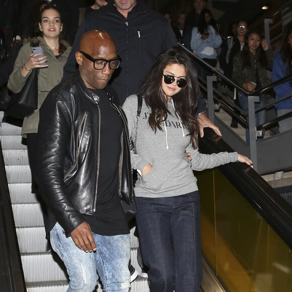 Selena Gomez arrive à Paris Gare du Nord par l'Eurostar le 25 septembre 2015.