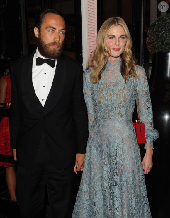 James Middleton et Donna Air lors du gala de la British Heart Foundation (Roll Out The Red Ball) à Londres le 10 février 2015.