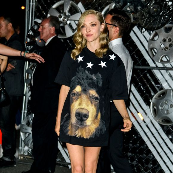 Amanda Seyfried arrive à l'after-show Givenchy à New York le 11 septembre 2015