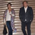 Cristina Cordula et son compagnon - Soirée de lancement d'Octobre Rose (le mois de lutte contre le cancer du sein) au Palais Chaillot à Paris le 28 septembre 2015