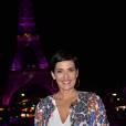 Cristina Cordula lors de la soirée de lancement d'Octobre Rose (le mois de lutte contre le cancer du sein) au Palais Chaillot à Paris le 28 septembre 2015