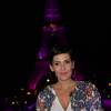 Cristina Cordula lors de la soirée de lancement d'Octobre Rose (le mois de lutte contre le cancer du sein) au Palais Chaillot à Paris le 28 septembre 2015