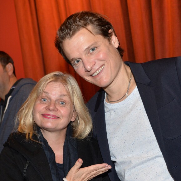 Exclusif - Isabelle Nanty et Bénabar - Soirée pour les 20 ans de carrière de Bénabar au XXII à Paris le 21 septembre 2015.