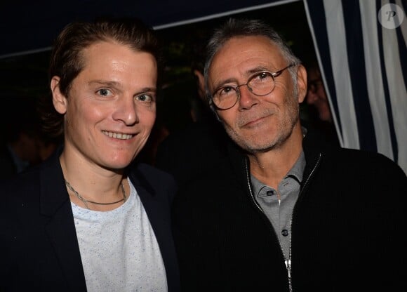 Exclusif - Bénabar (Bruno Nicolini) et Pierre Jolivet - Soirée pour les 20 ans de carrière de Bénabar au XXII à Paris le 21 septembre 2015.