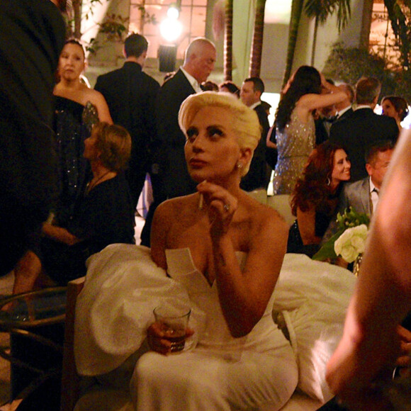 Lady Gaga à l'after party des Emmy Awards à Los Angeles le 20 septembre 2015