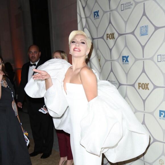 Lady Gaga - 67ème cérémonie annuelle des Emmy Awards au Microsoft Theatre à Los Angeles. Le 20 septembre 2015