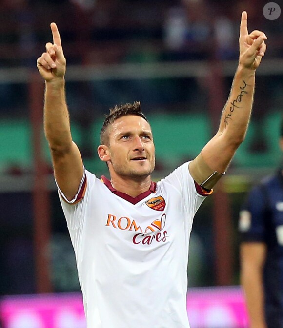 Francesco Totti à Milan, le 5 octobre 2013.
