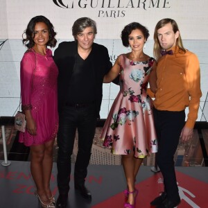 Laurence Roustandjee, guest, Aïda Touihri et Laurence Roustandjee - Défilé "Christophe Guillarmé" collection prêt-à-porter Printemps/Eté 2016 lors de la fashion week à l'atelier Renault à Paris le 30 septembre 2015.