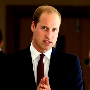 Le prince William, duc de Cambridge, lançait le programme Coach Core Welsh Rugby au centre national du sport à Cardiff, le 1er octobre 2015.