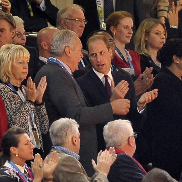 Le prince William au Millennium Stadium de Cardiff le 1er octobre 2015 lors du match Pays de Galles - Fidji lors de la Coupe du monde de rugby.
