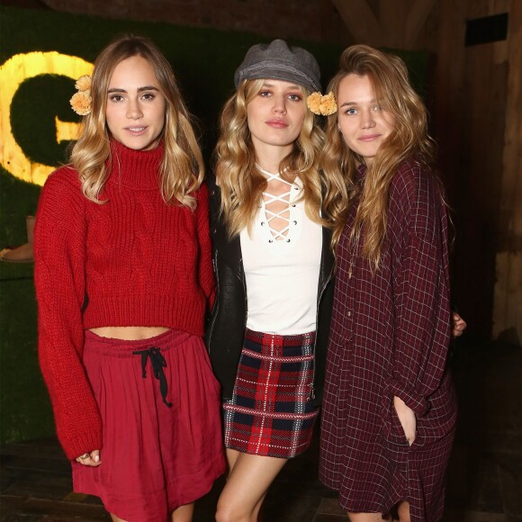 Suki Waterhouse, Georgia May Jagger et Immy Waterhouse assistent à l'UGG Classic Escape à la Soho Farmhouse. Chipping Norton (comté d'Oxfordshire), le 1er octobre 2015.