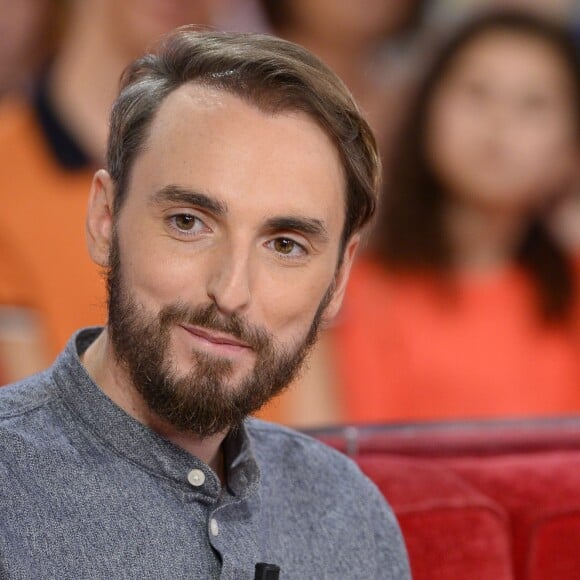 Christophe Willem - Enregistrement de l'émission Vivement Dimanche à Paris le 30 septembre 2015.