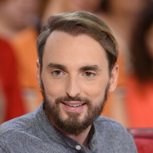 Christophe Willem - Enregistrement de l'émission Vivement Dimanche à Paris le 30 septembre 2015.