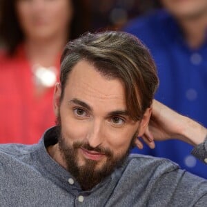 Christophe Willem - Enregistrement de l'émission Vivement Dimanche à Paris le 30 septembre 2015.