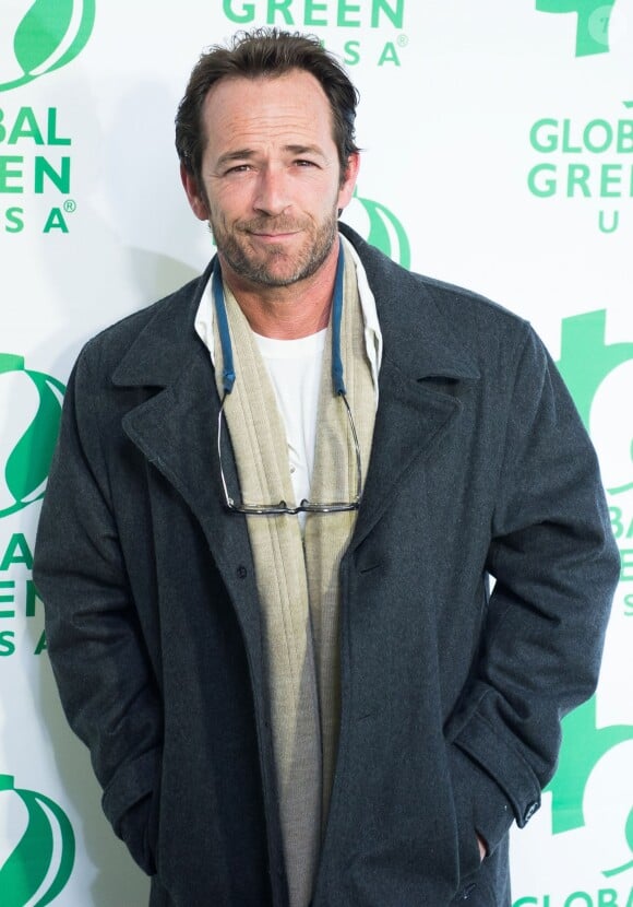 Luke Perry - People a la 10eme ceremonie annuelle pre Oscar "Global Green" a Hollywood. Le 20 fevrier 2013.