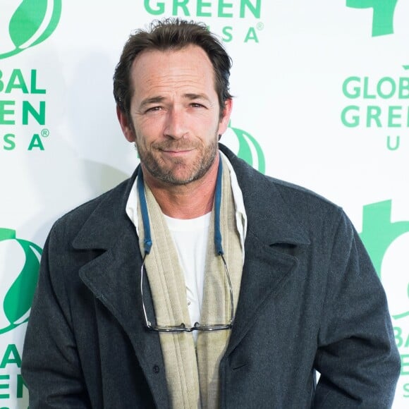 Luke Perry - People a la 10eme ceremonie annuelle pre Oscar "Global Green" a Hollywood. Le 20 fevrier 2013.