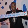 Teddy Riner - Rassemblement pour le lancement de la campagne "Je rêve des Jeux" pour la candidature de "Paris 2024" aux Jeux olympiques de 2024, le 25 septembre 2015 à Paris