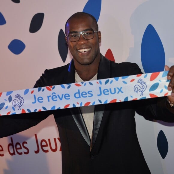 Teddy Riner - Rassemblement pour le lancement de la campagne "Je rêve des Jeux" pour la candidature de "Paris 2024" aux Jeux olympiques de 2024, le 25 septembre 2015 à Paris