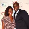 Teddy Riner et sa compagne Luthna au "Par Coeur Gala" pour les 10 ans de l'association "Cekedubonheur" au pavillon d'Armenonville à Paris le 24 septembre 2015