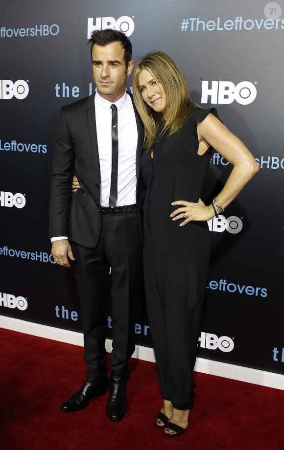 Justin Theroux et Jennifer Aniston à Austin, le 3 octobre 2015.