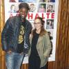 Abd al Malik et sa femme Wallen - Avant-première du film "Asphalte" à Paris le 6 octobre 2015