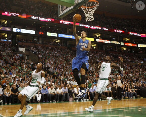 Matt Barnes lors du match Orlando Magic - Boston Celtics à Boston. Mai 2010.