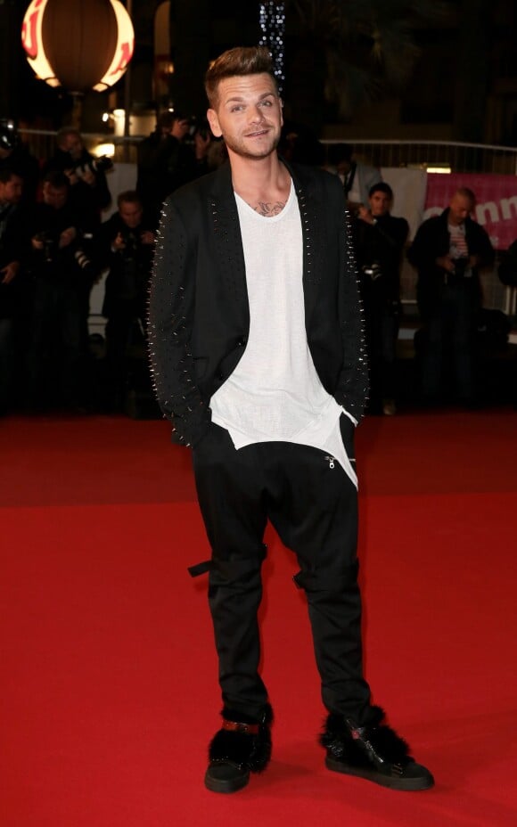 Keen'V - 16ème édition des NRJ Music Awards à Cannes. Le 13 décembre 2014