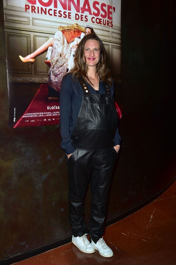 Camille Cottin enceinte - Avant-première du film "Connasse, Princesse des coeurs" au cinéma Elysées Biarritz à Paris, le 23 avril 2015