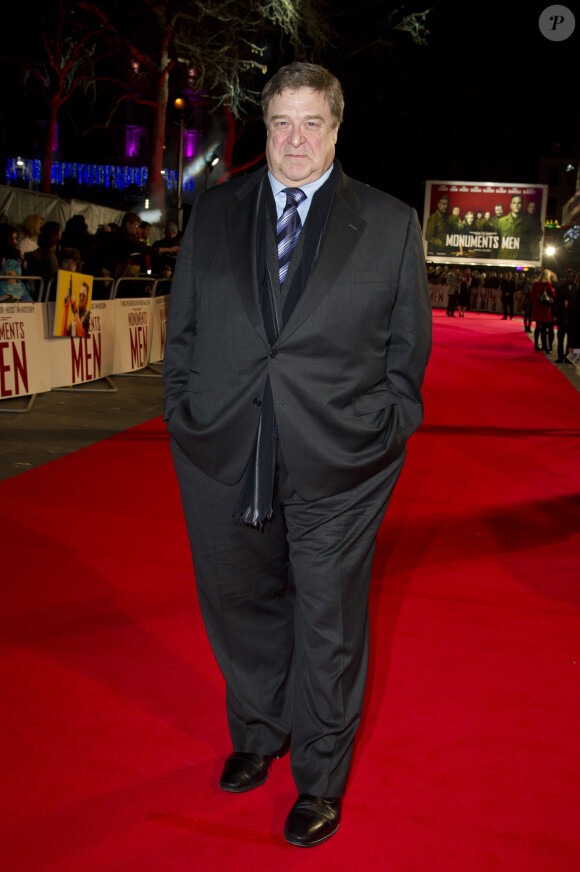 John Goodman - Première du film "Monuments Men" à Londres, le 11 février 2014
