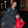 Kareen Antonn et son fils Elio - Showcase de la comédie musicale "Marie Antoinette et le Chevalier de Maison Rouge" au restaurant la Bonne Franquette, à Paris, France, le 9 octobre 2015.