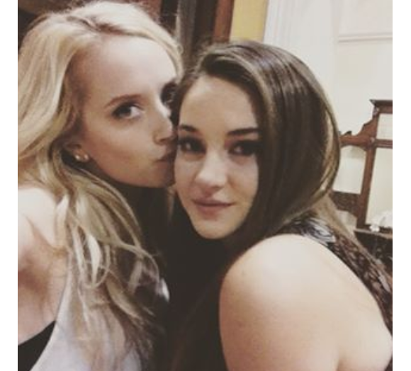 Megan Park et sa meilleure amie Shailene Woodley / photo postée sur Instagram