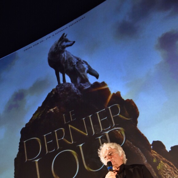 Le réalisateur français Jean-Jacques Annaud est à Nice au cinéma Pathé Masséna le 14 et le 15 janvier 2015 pour présenter en avant-première son nouveau film "Le dernier Loup" qu'il a tourné pendant 15 mois en Mongolie.
