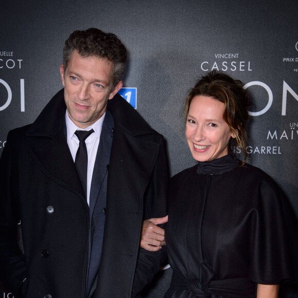 Vincent Cassel et Emmanuelle Bercot - Avant-première du film "Mon Roi" au cinéma Gaumont Capucines à Paris, le 12 octobre 2015.